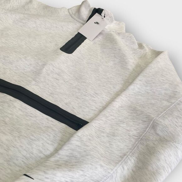 Nike Sportswear Tech Fleece 1/2-Zip Pullover Sweatshirt Heather Grey Mens size L - Picture 3 of 10